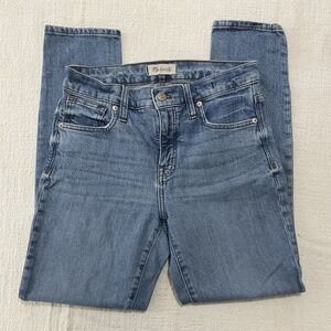 Madewell 9" High Rise Skinny Jeans Blue J8826 Women's 26 Pants‎ Preppy School